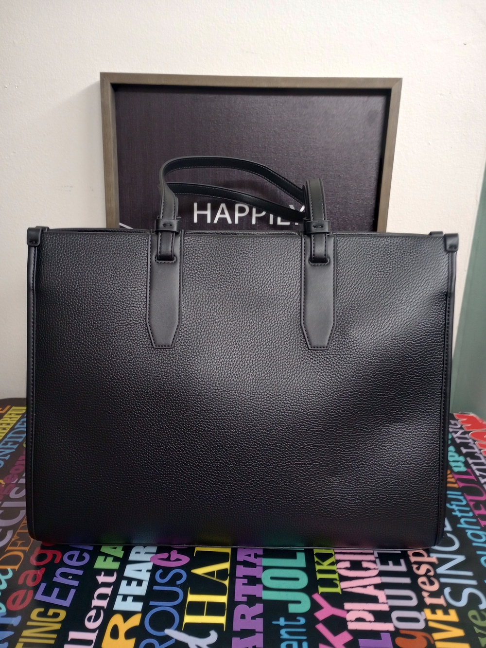 Boss Black Calvin Klein Leather Tote!.